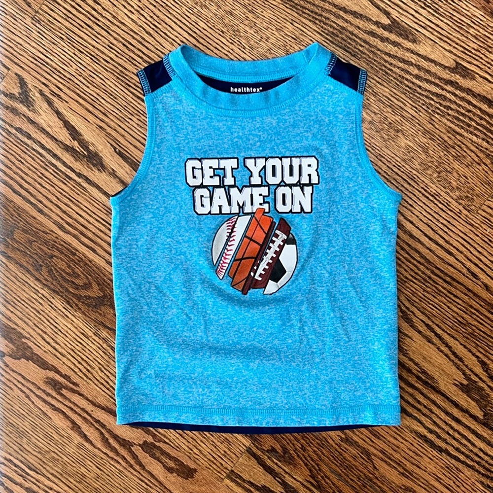 Boys Quick Dry Sleeveless Shirt Size 4T